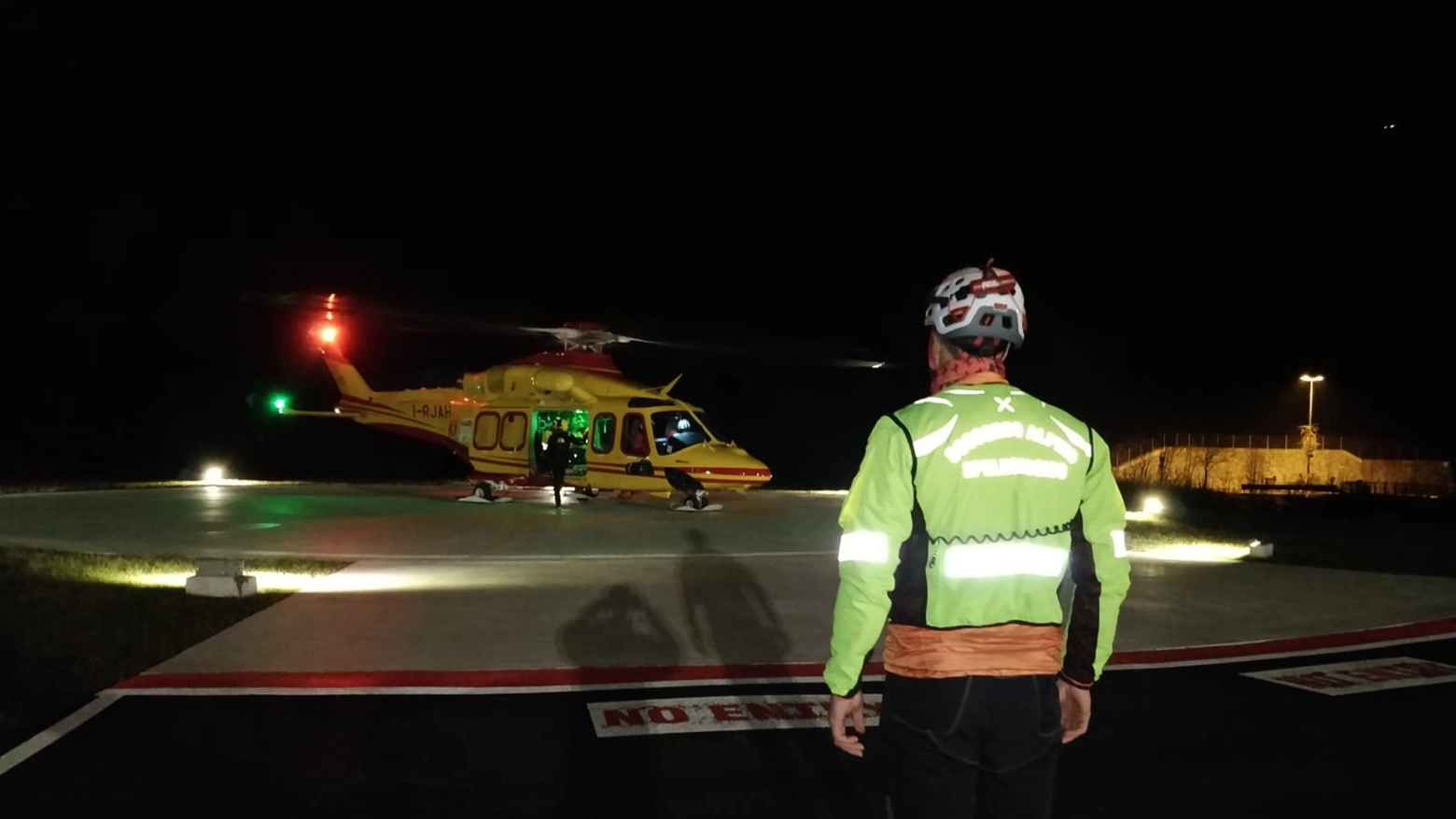 I due alpinisti sono stati recuperati in elicottero