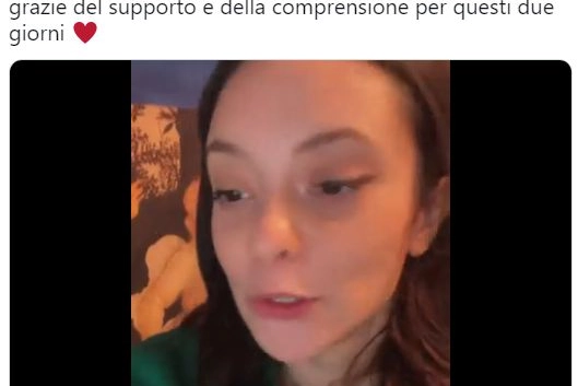 Francesca Michielin (Frame video Twitter)