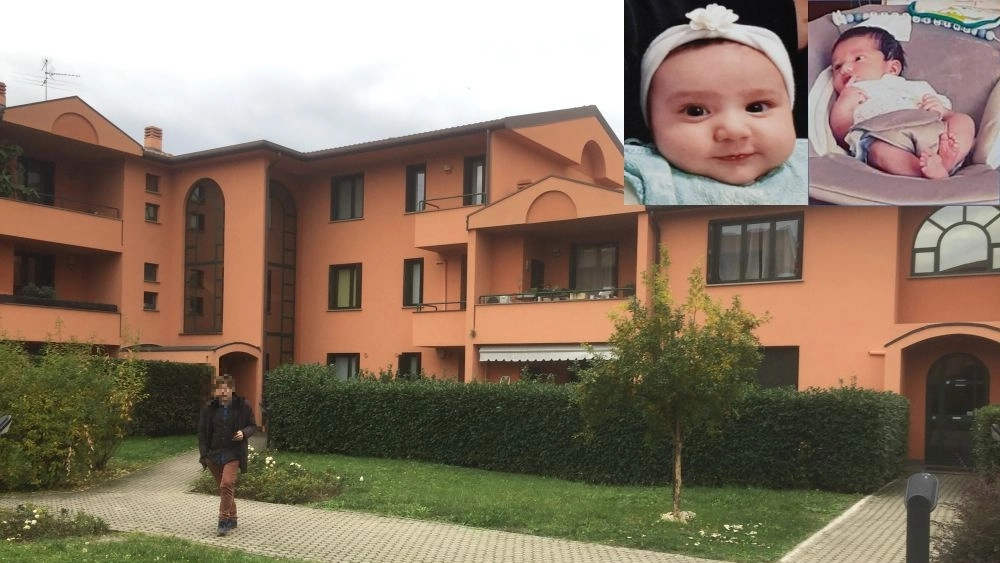 La casa della mamma di Pedrengo e i due bimbi, Alice e Mattia Zorzi