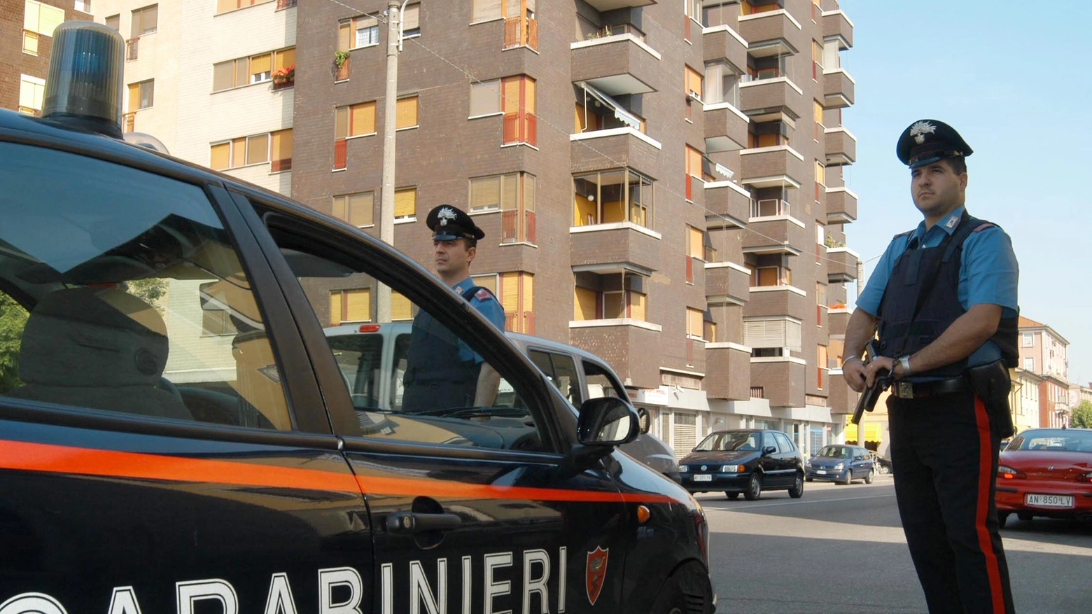 I carabinieri hanno messo fine alla corsa del malvivente