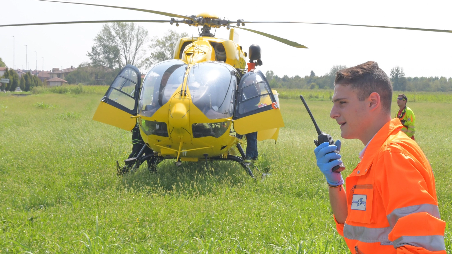 In Val Brembana è intervenuto l'elicottero del Soccorso alpino In Val Brembana è intervenuto l'elicottero del Soccorso alpino
