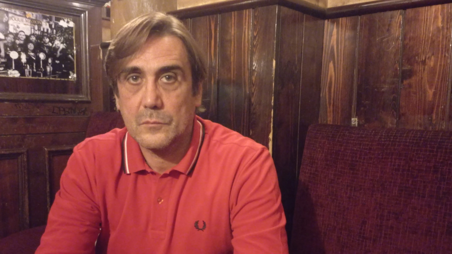 L'autore Nicola Molignini al Pogue Mahone's, popolare pub di Porta Romana