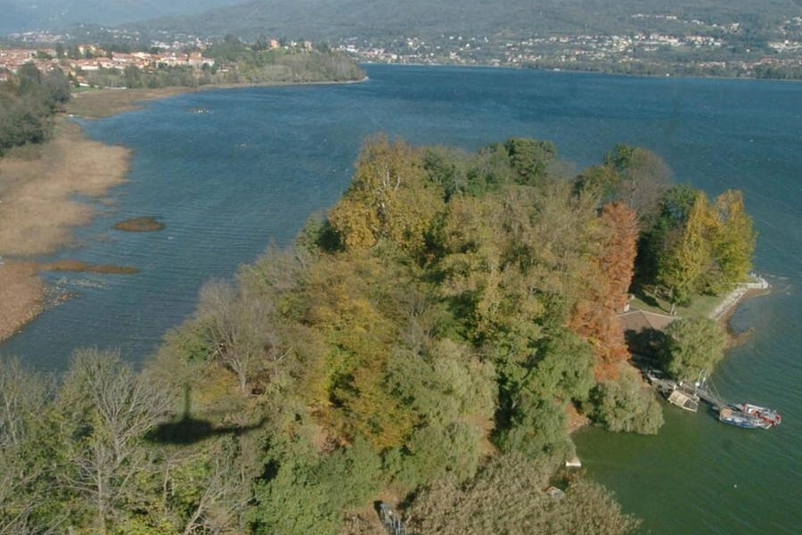 L'isolino Virginia sul lago di Varese