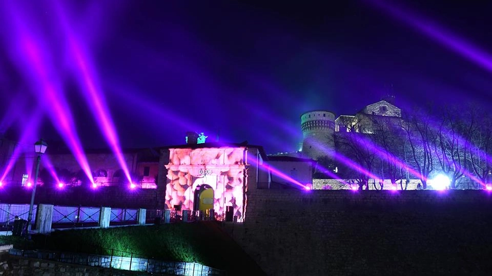 Festival delle luci di Brescia Foto @facebook.com/cidneon