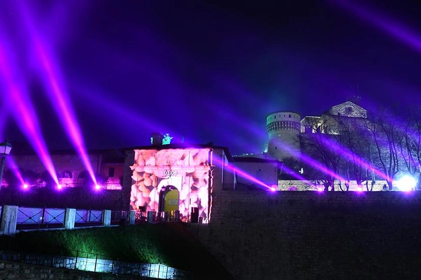 Festival delle luci di Brescia Foto @facebook.com/cidneon