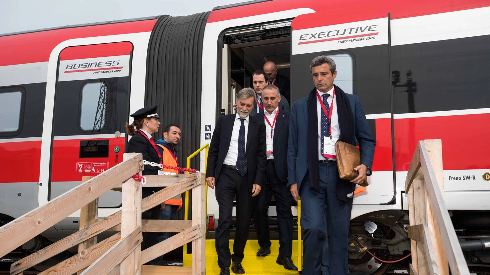 Viaggio prova della nuova linea FS A/V Treviglio -  Brescia