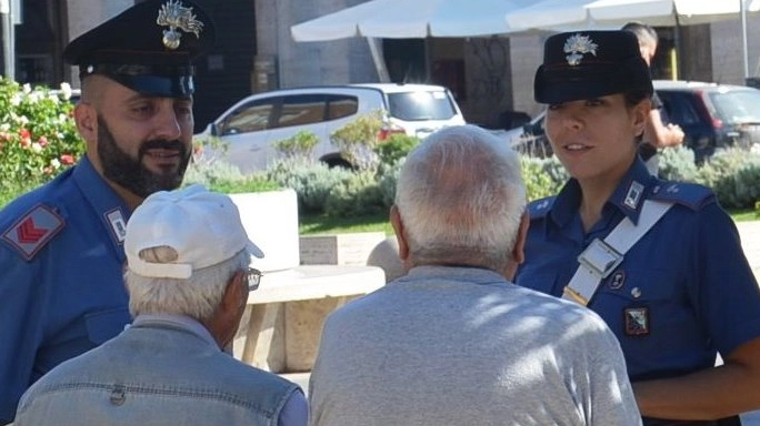 I carabinieri mettono in guardia contro i malviventi (foto di archivio)