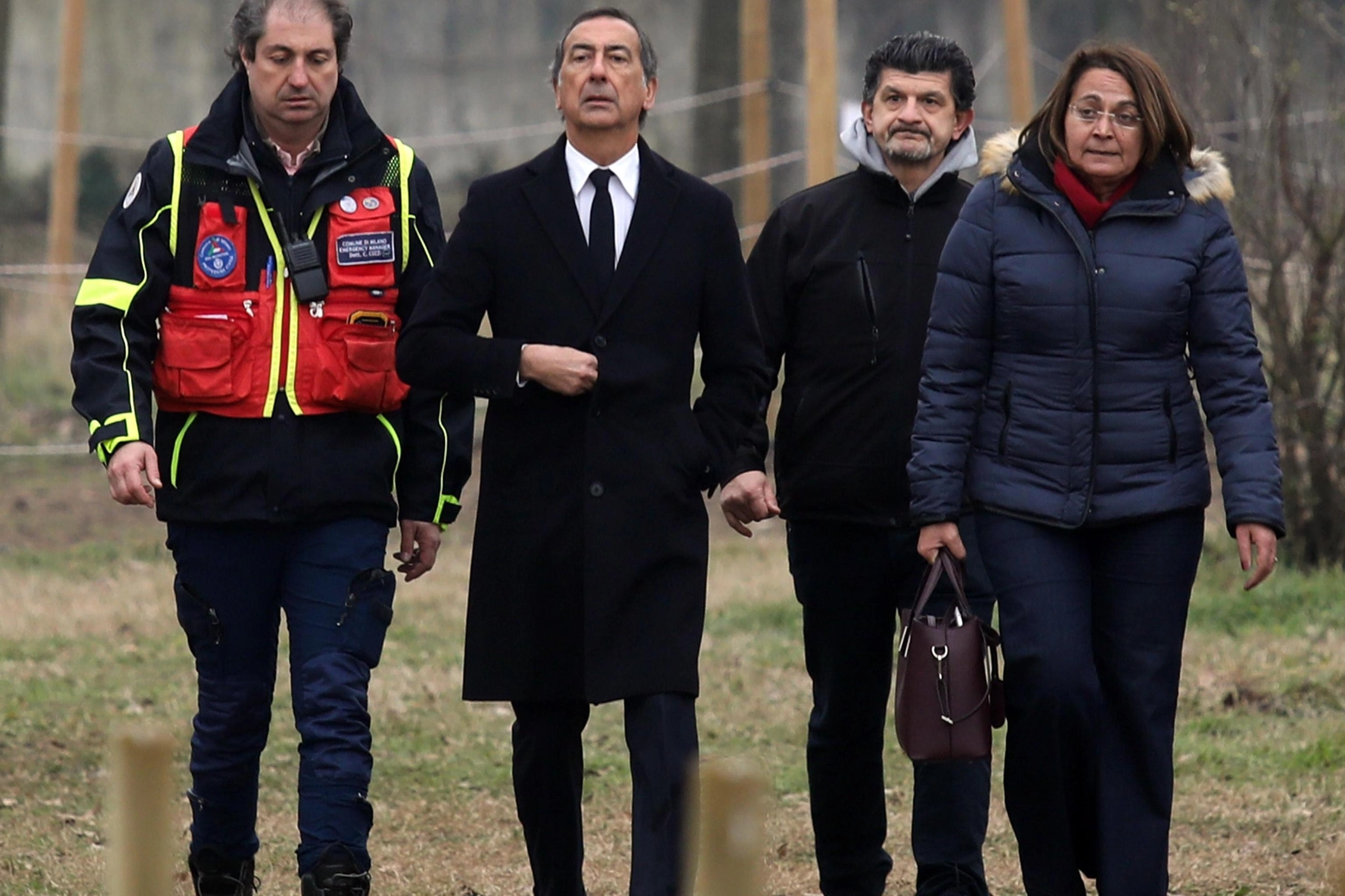 Sala sul luogo dell'incidente ferroviario