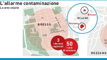 La mappa della contaminazione