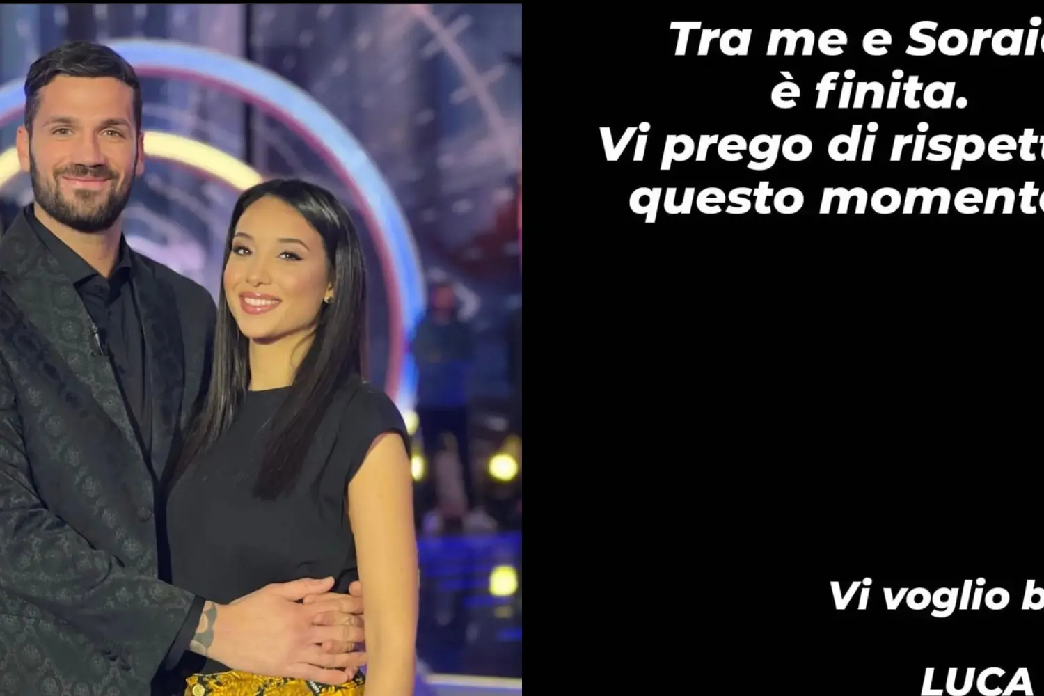 Luca Salatino e Soraya Allam Ceruti si sono lasciati