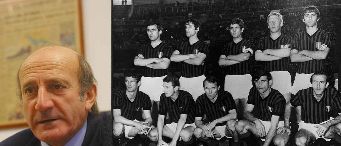 Il nativo di Caselle Lurani è stato uno dei protagonisti del mondo del pallone degli anni ‘60. Vinse tutto con i rossoneri e l’Europeo con la nazionale. Aveva 81 anni