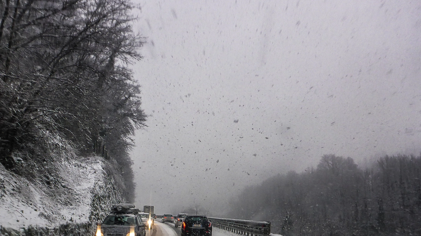 Neve e pioggia in Lombardia