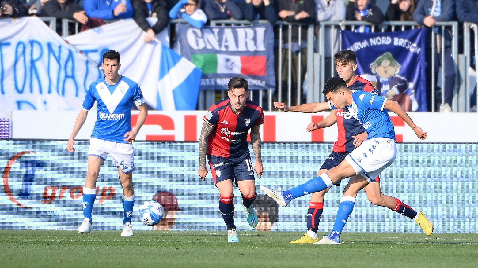 Brescia-Cagliari 1-1, il ritorno al gol vale un solo punto