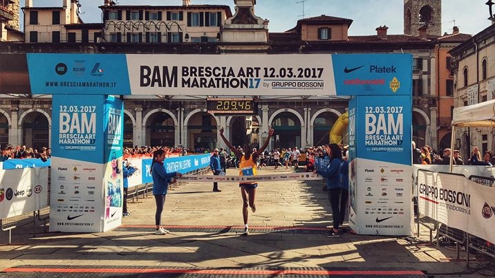 Il vincitore della Brescia Art Marathon (Foto Facebook)