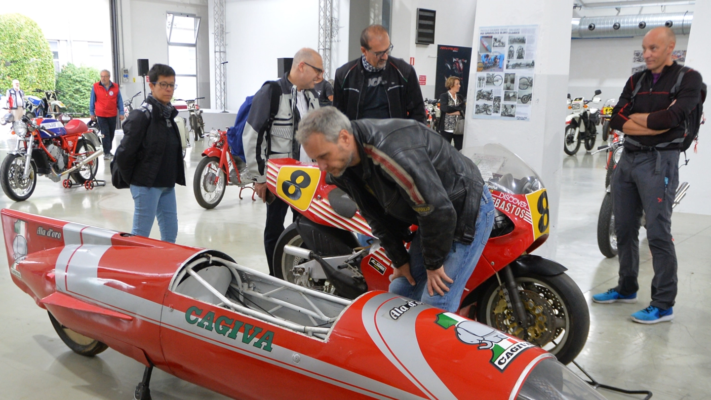 Il prototipo motorizzato Cagiva che nel 1981 battè il record di velocità in Olanda: raggiunti i 260 chilometri all’ora