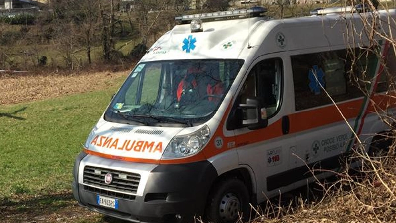L'ambulanza della Croce verde
