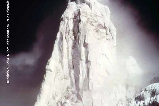 La parte sommitale del Cerro Torre