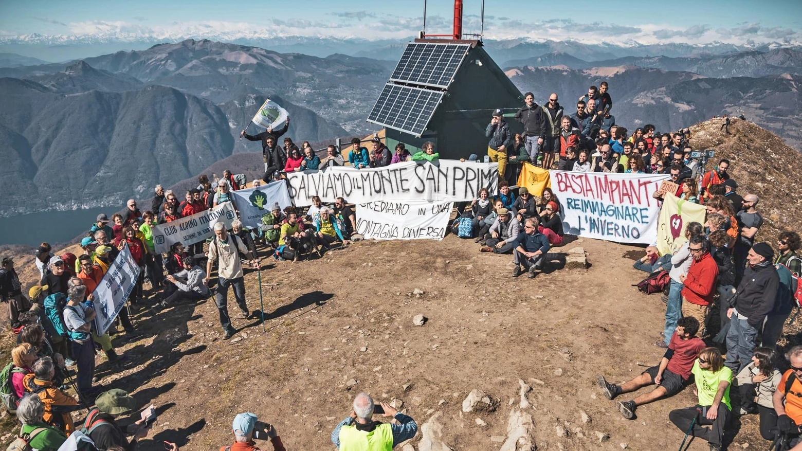 Impianti di risalita sul San Primo, anche una pellicola per dire "no"