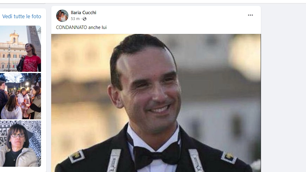Il post pubblicato da Ilaria Cucchi: "Condannato anche lui"