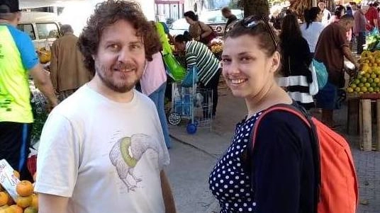 Mauro Pamiro e la moglie Debora Stella