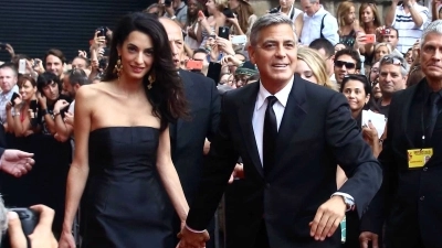 Nozze a Venezia per Clooney e Amal (Olycom)