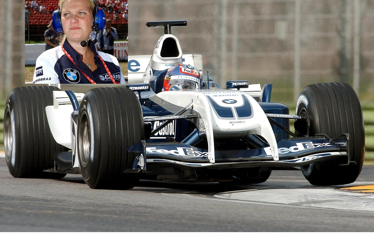 La Williams a uso di tricheco. Nel riquadro, Antonia terzi