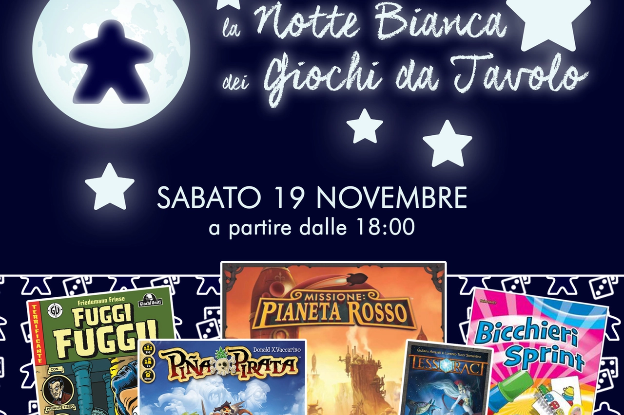Notte bianca dei Giochi in Scatola