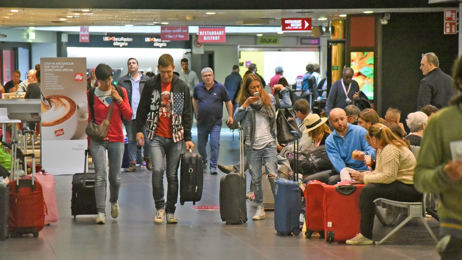 L'aeroporto di Bergamo sul tetto d'Europa