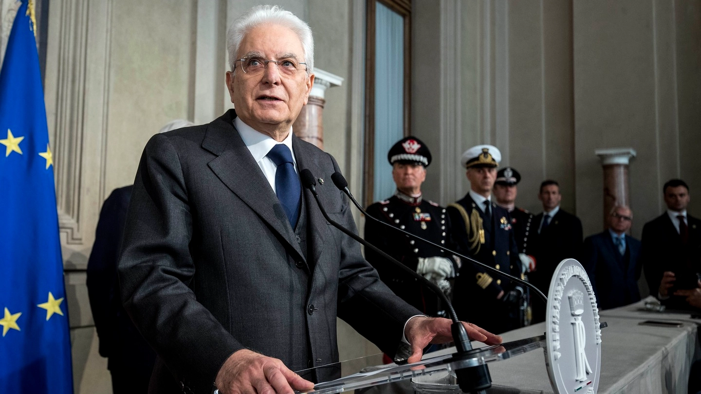 Il presidente della Repubblica Sergio Mattarella (LaPresse)