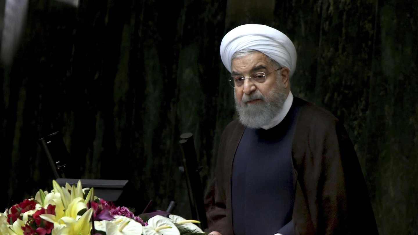 Il presidente iraniano Rouhani (Ansa)