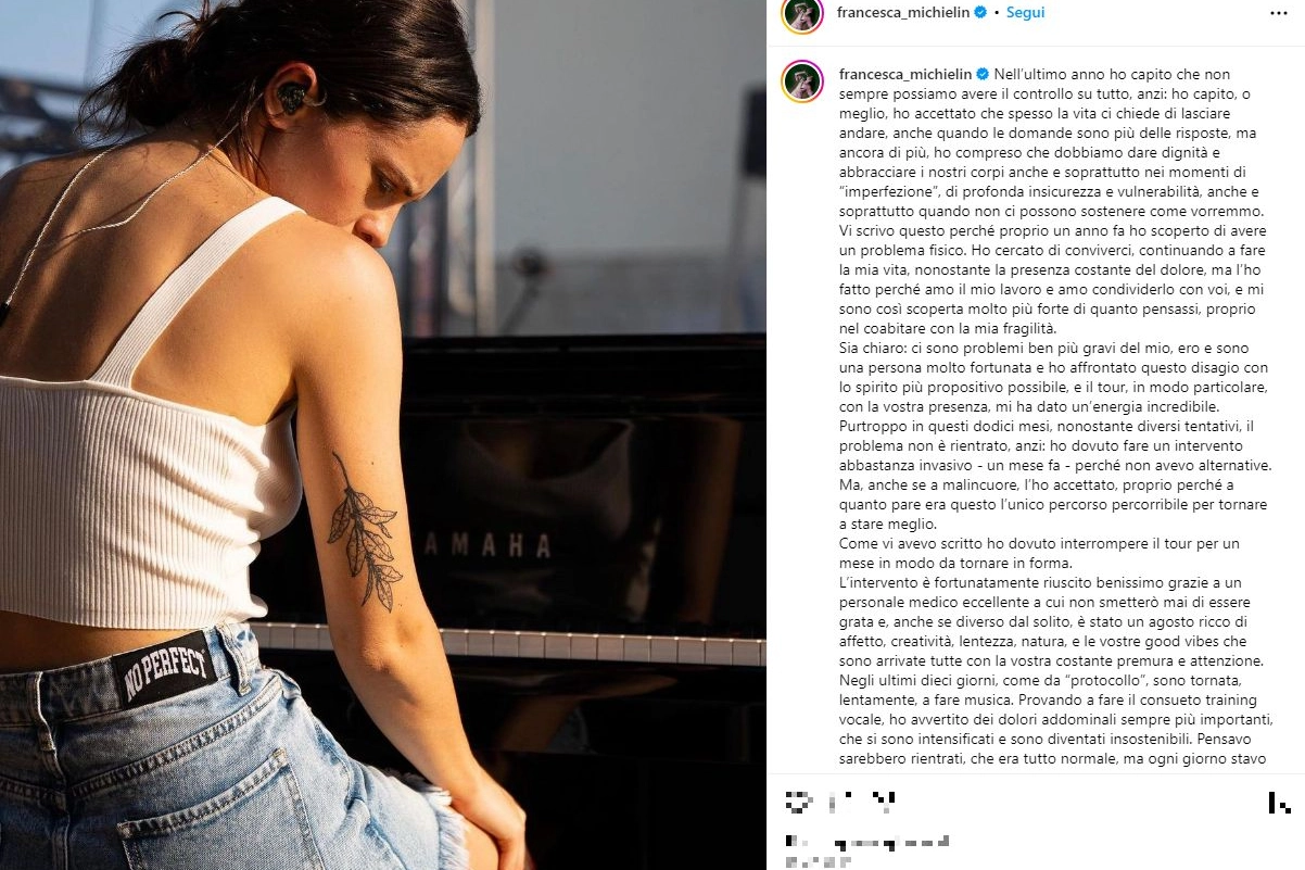 Francesca Michielin (Foto instagram)