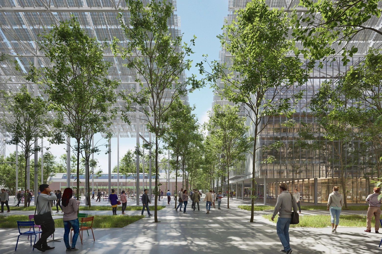 Il rendering del progetto del nuovo campus del Politecnico alla Bovisa