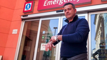 Lodi, dipendente dell’ospedale aggredito da un mendicante
