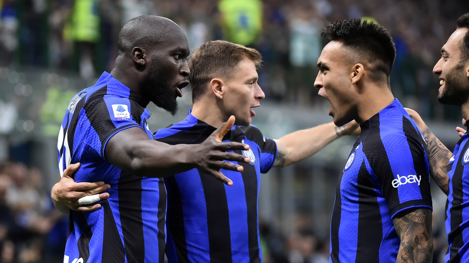 Lukaku, Barella, Lautaro