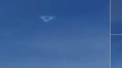 Un fotogramma del filmato che ha fatto pensare a un Ufo