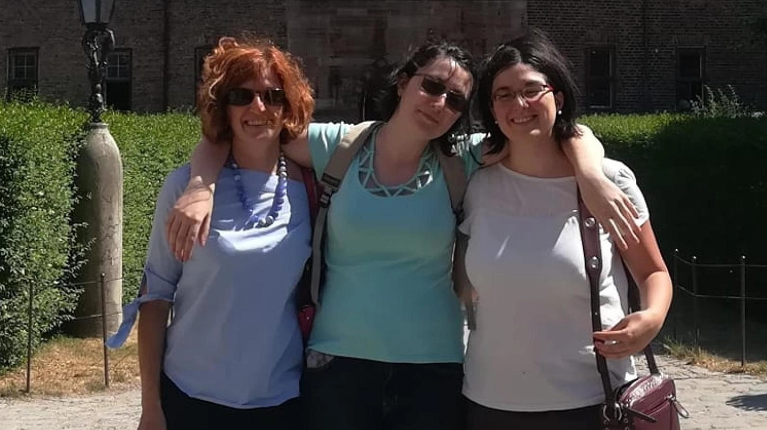 Laura Ziliani insieme alle figlie Silvia e Paola Zani