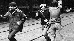 Gli scontri nel 1977 in via  De Amicis dove fu ucciso Antonino Custra