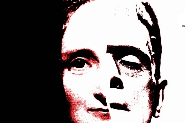 Locandina spettacolo Io e il mostro. Frankenstein quasi un'autobiografia"