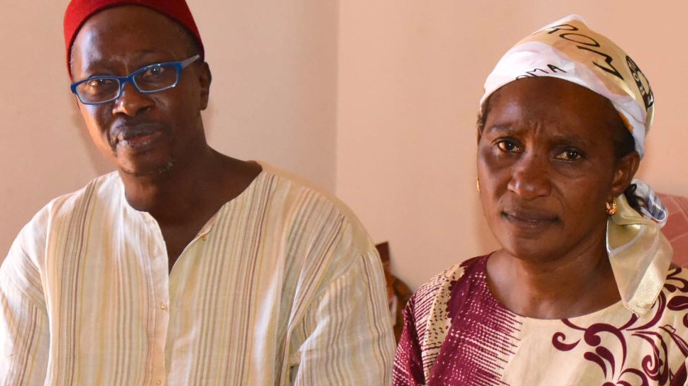 I genitori di Mamadou Lamine Thiam Bara