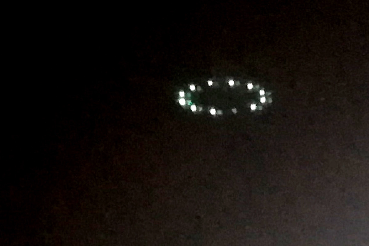 Uno degli avvistamenti ufo