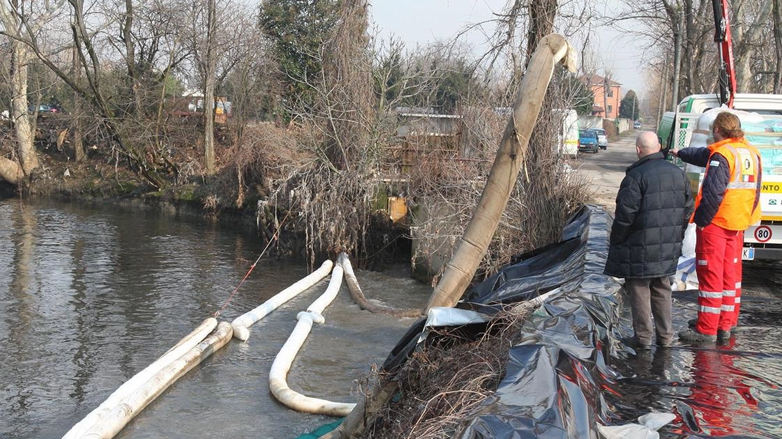 Il disastro ambientale. La marea nera nel Lambro Il disastro ambientale. La marea nera nel Lambro