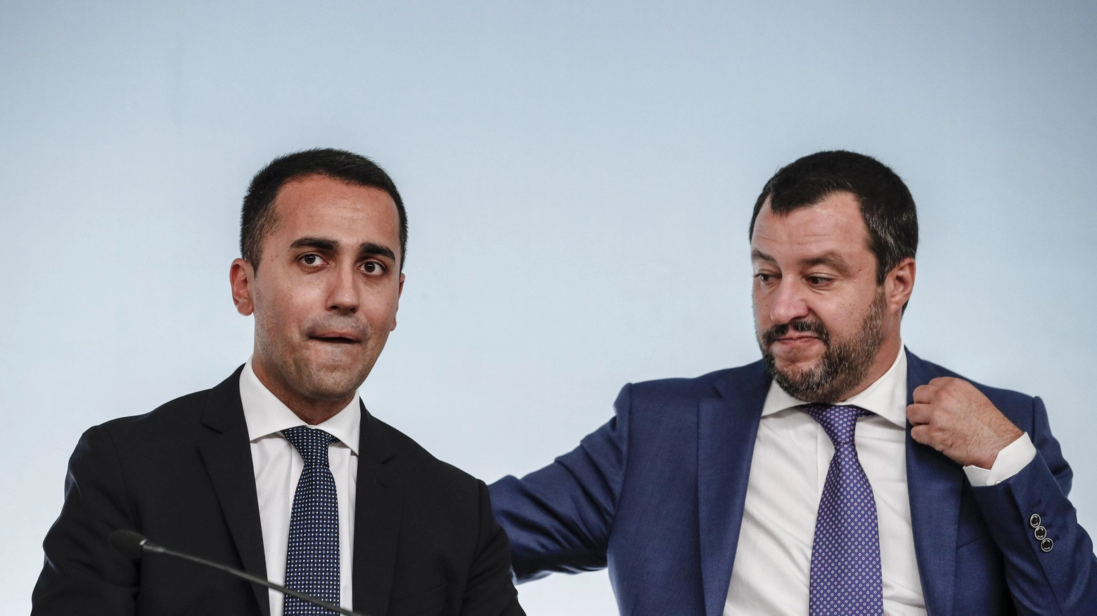 Luigi Di Maio, Matteo Salvini (Ansa)
