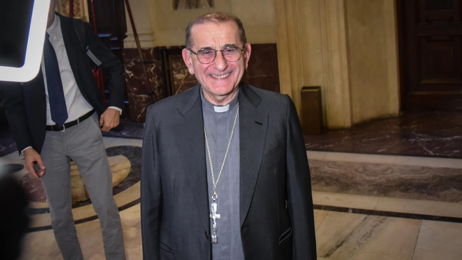 L'arcivescovo Mario Delpini a Palazzo Marino L'arcivescovo Mario Delpini a Palazzo Marino