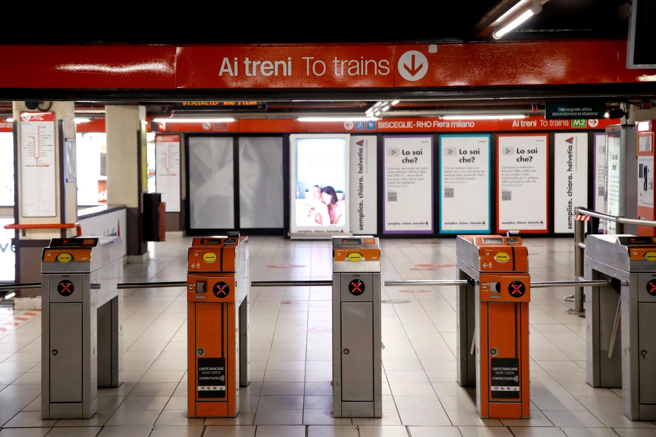 La fermata della metropolitana di Bisceglie