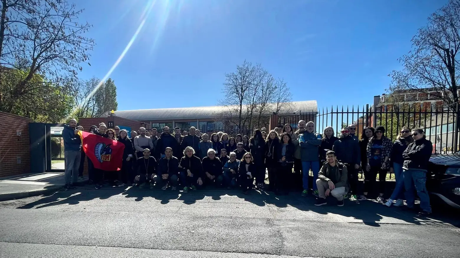 Lo sciopero all'Atlas Copco di Paderno Lo sciopero all'Atlas Copco di Paderno
