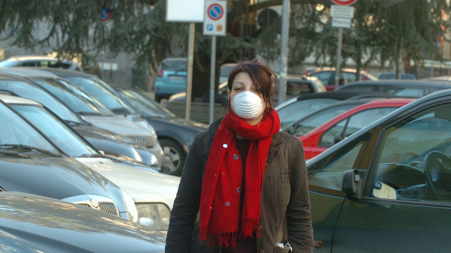 Una persona tra le auto