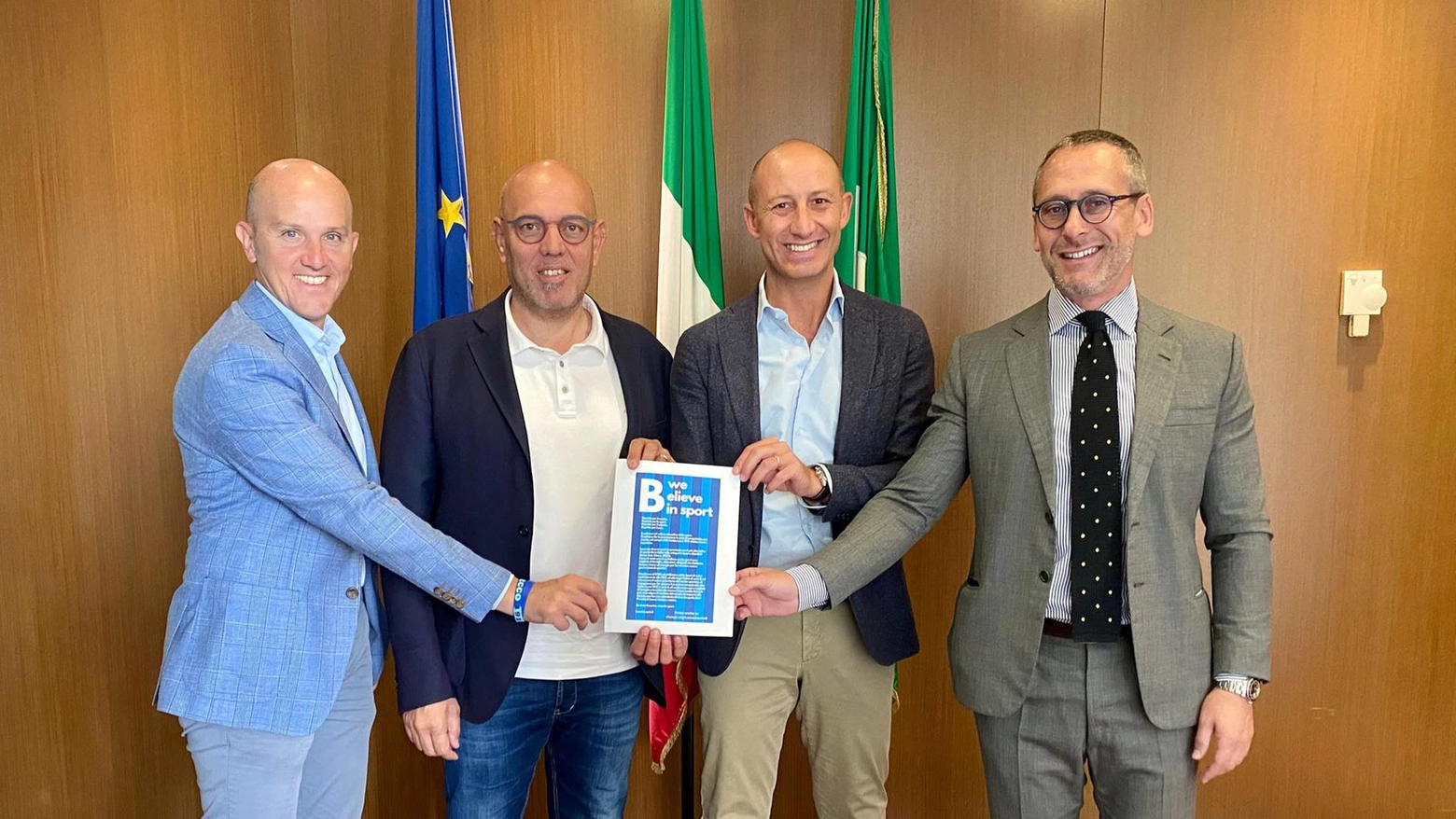 L'incontro a Palazzo Lombardia per lo stadio L'incontro a Palazzo Lombardia per lo stadio