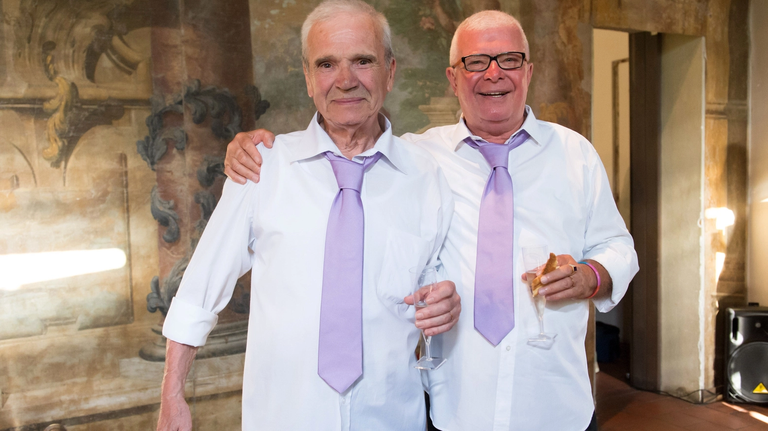 Il matrimonio civile tra Germano Cionna e Renato Colli Il matrimonio civile tra Germano Cionna e Renato Colli