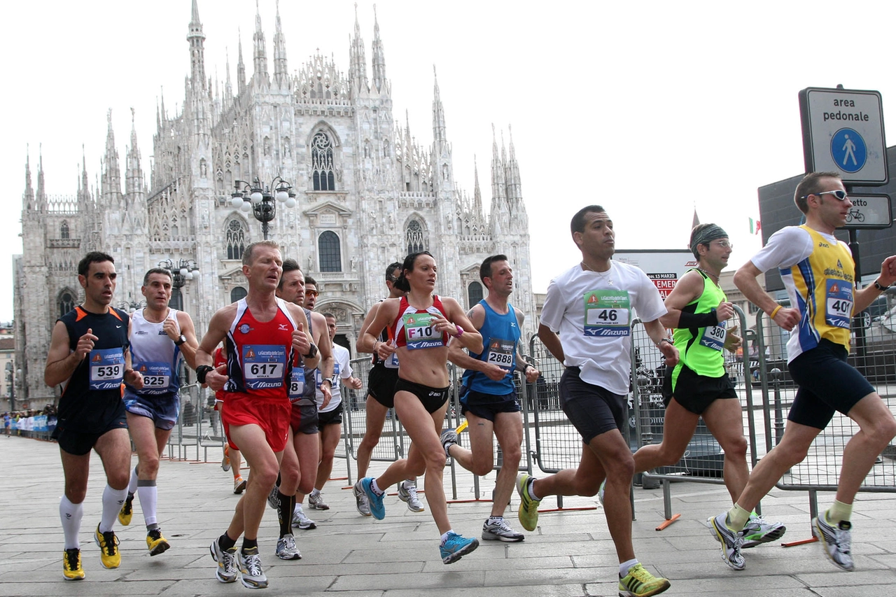 Una passata edizione della Milano City Marathon