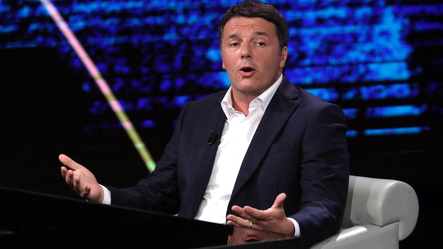 Matteo Renzi ospite di 'Che tempo che fa' (Ansa)